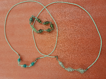 Náramky z drôtikových špirál